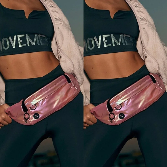 Free People Movement Reflective Sling in Pink NWOT $60 - Picture 10 of 11